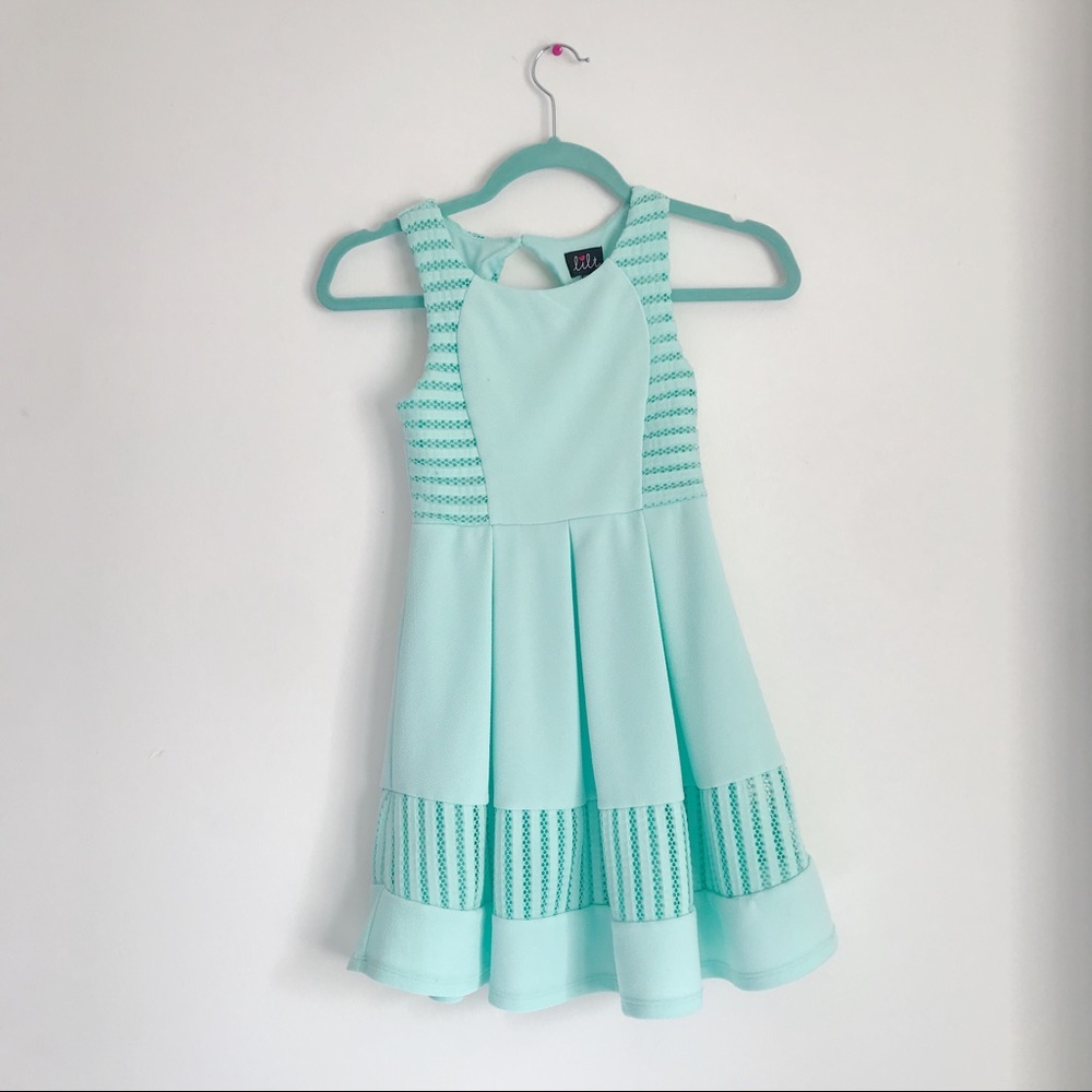 mint party dress